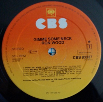 Vinil Ron Wood &amp;ndash; Gimme Some Neck (-VG) foto