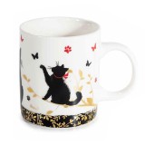 Cumpara ieftin Cana portelan in cutie cadou Pisicuta &Oslash; 8,5 cm x 9,5 H, 350 ml