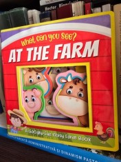 What cand you see? At the farm (Ce vezi? La ferma - carte in limba engleza)