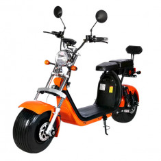 Scuter Electric, Autonomie 45 Km, Viteza maxima 50 km/h, Timp incarcare 5h, Baterie detasabila 20 Ah, Suspensie Fata-Spate, Putere motor 1500W