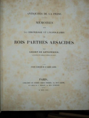 Antiquites de la Perse, Antichitati persane, Adrien Longperier, Paris 1853 foto