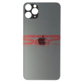 Capac Baterie Compatibil iPhone 11 Pro Max, Gri, Bulk, Decupaj Camera