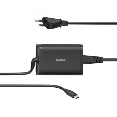 Alimentator laptop auto Hama USB-C Notebook Power, 5-20V/65W foto