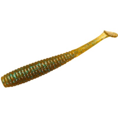 SHAD JACKALL I SHAD TAIL 2.8INCH DARK CINNAMON/BLUE FLAKE 6BUC/PL foto