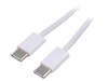 Cablu USB 2.0 USB C Nichelat 0,5m Alb, Akyga