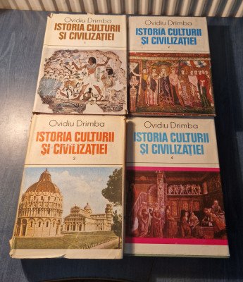 Istoria Culturii si civilizatiei 4 volume Ovidiu Drimba foto