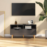 Comoda TV, gri, 90x40x48,5 cm, lemn prelucrat GartenMobel Dekor, vidaXL