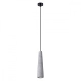 Lampă Suspendată Electra Gri Beton 1 Bec Cu Design Industrial De Interior