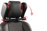 SUPORT TETIERA AUTO REGLABIL-PIELE ECOLOGICA NEAGRA