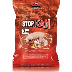Supliment impotriva tulburarilor de comportament la pasari si porci, stopeaza canibalismul intre specii, premix vitaminizat, StopKan 3%,