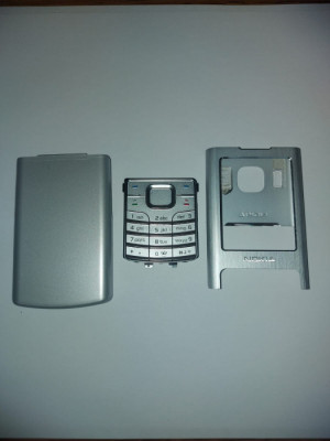 Carcasa pentru Nokia 6500c argintie foto