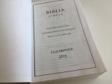 BIBLIA FIDELA CLUJ 2015 EDITIA A 4-A CU LITERE MARI. TRADUCERE LITERALA NOUA, COMPLETATA, REVIZUITA SI ACTUALIZATA. COPERTI PIELE SUBTIRE