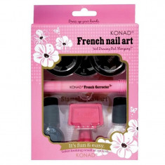 Kit pentru unghii French Nail Art Konad, 8 piese foto