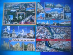 HOPCT LOT 2730 ORADEA -JUD BIHOR-4 CARTI POSTALE-NECIRCULATE