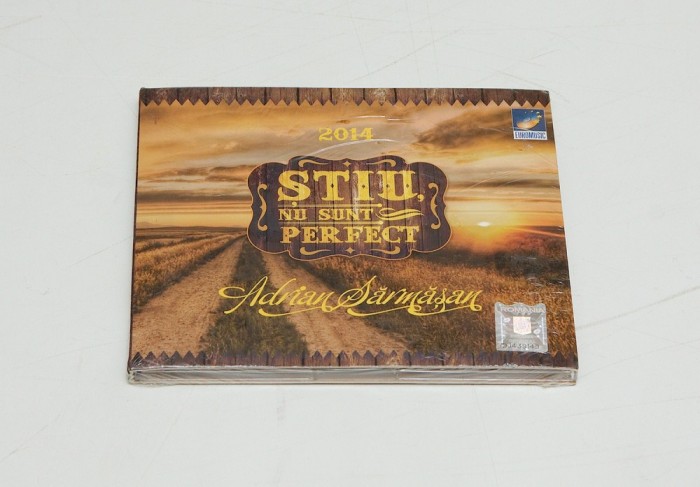 Adrian Sărmășan - Stiu ca nu sunt perfect - CD audio original digipak NOU sigilat