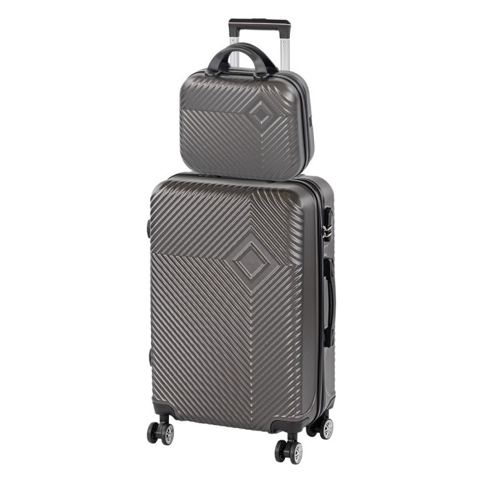 TraveLux Pro VII gurul&oacute;s bőr&ouml;nd szett sz&uuml;rke