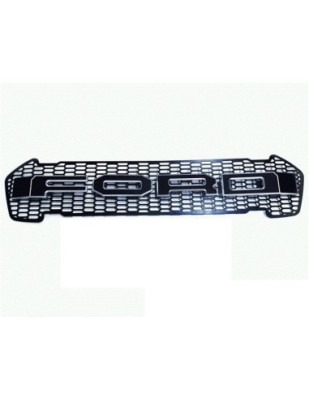 Grila radiator negru mat cu contur alb, leduri portocalii, Ford Ranger T8 2019-2022 foto