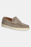 U.S. Polo Assn. mocasini din piele &icirc;ntoarsă MIGUEL bărbați, culoarea gri MIGUEL002M/5S1