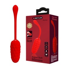 Ou Vibrator Marina, 12 Moduri Vibratii, Silicon, USB, Rosu