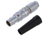 Conector circular MH CONNECTORS 2 pini 10A mufă tată MHCP0B02PS50S