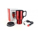Cana termos auto 12 v 450ml rosu