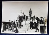 SCENA DIN SPECTACOLUL &#039; LE REVE DE TYRS &#039; , PHOTO CENTROPRESS PRAHA , FORTOGRAFIE PE HARTIE LUCIOASA , MONOCROMA, PERIOADA INTERBELICA