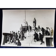 SCENA DIN SPECTACOLUL &#039; LE REVE DE TYRS &#039; , PHOTO CENTROPRESS PRAHA , FORTOGRAFIE PE HARTIE LUCIOASA , MONOCROMA, PERIOADA INTERBELICA