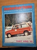 revista autoturism aprilie 1981 - aro 10 test , iustin capra miniautomobilul , formula 1 , raliul femeii
