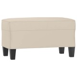 Cumpara ieftin Banca, crem, 70x35x41 cm, tesatura microfibra