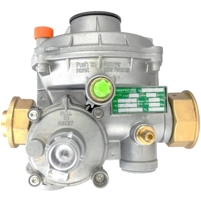 Regulator gaz bransament Q50 mc/h, Proconstructo Group, racorduri DN 1&amp;quot; X 1&amp;quot;1/4