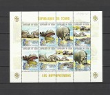 CHAD 2000 FAUNA ANIMALE SALBATICE HIPOPOTAMI