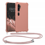 Bumper kwmobile pentru Xiaomi Mi Note 10/Note 10 Pro, Silicon, Roz, 59883.154