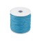 Snur din bumbac cerat Crisalida, diametru 1 mm, lungime 20 m, Albastru deschis