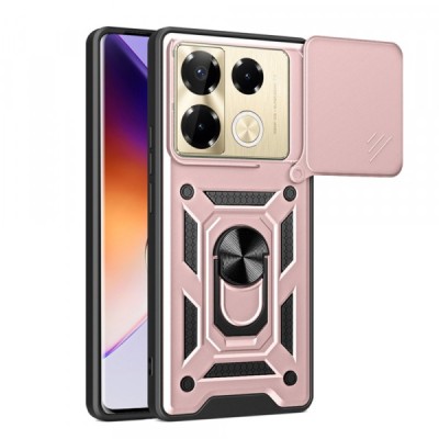 Husa pentru Infinix Note 40 Pro 4G, Techsuit, CamShield, Roz foto