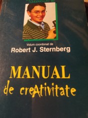 MANUAL DE CREATIVITATE - ROBERT J. STERNBERG, POLIROM, 2005,291 PAG foto