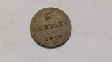 Austria- 6 kreuzer 1849 A Viena