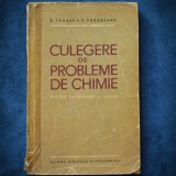 Culegere Probleme Chimie Invatamant Mediu - D. Tanase - Carte Chimie