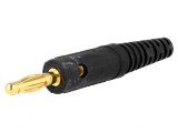 Mufă Banană 4mm 10A Neagră