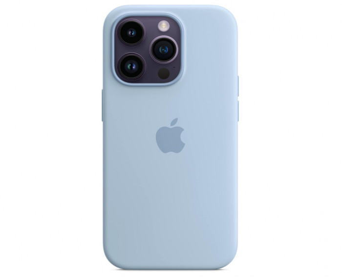 Husa din silicon Apple cu MagSafe pentru iPhone 14 Pro, albastru, , , , , - RESIGILAT