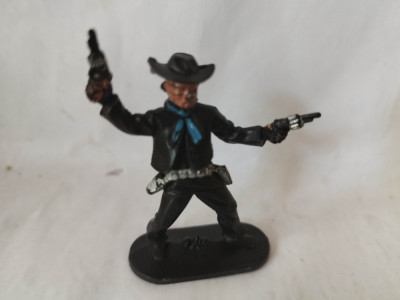 bnk jc Figurine de plastic - Jean Hoeffler - cowboy cu pistoale foto