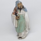 Bibelou portelan chinezesc vechi, vintage - Chinez cu creanga flori cires