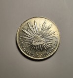 Moneda Mexic 8 Reales 1893 UNC, Piesa de Colectie Superba - Monede Straine America de Nord