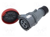 Conector AMPHENOL IP&amp;S alimentare AC trifazat 32A 460V mufă mamă IP67