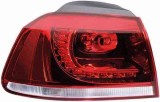 Stop spate lampa VW Golf 6 (1L) GTI/GTD 10.2008-2013 DEPO partea Stanga partea din exterior de pe aripa; tip bec LED+WY21W, cu suport becuri