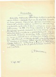 A4516N Gabriel Dimisianu, recomandare pentru Vera Lungu, act olograf, 1965