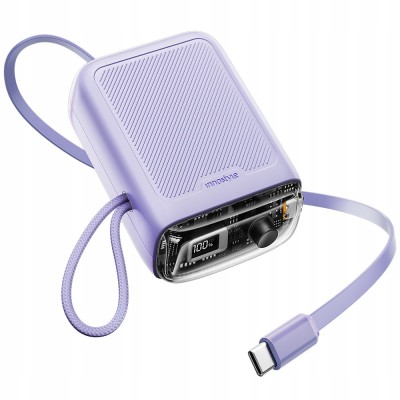 Innostyle Mini Powerbank 10000Mah 2X Usb-C Tip C 33W Cablu Usb-C Extensibil foto
