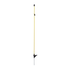 Set 10 st&acirc;lp rotund din fibră de sticlă pentru gard electric 110 cm