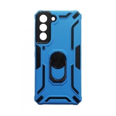 Husa telefon compatibila cu Samsung Galaxy S22 Plus, Powerful, Inel si placuta metalica, HT102