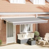 Material de &icirc;nlocuire pentru marchiză pentru cadru 4x2 m gri deschis