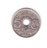 Moneda Franta 5 centimes 1935, stare foarte buna, curata